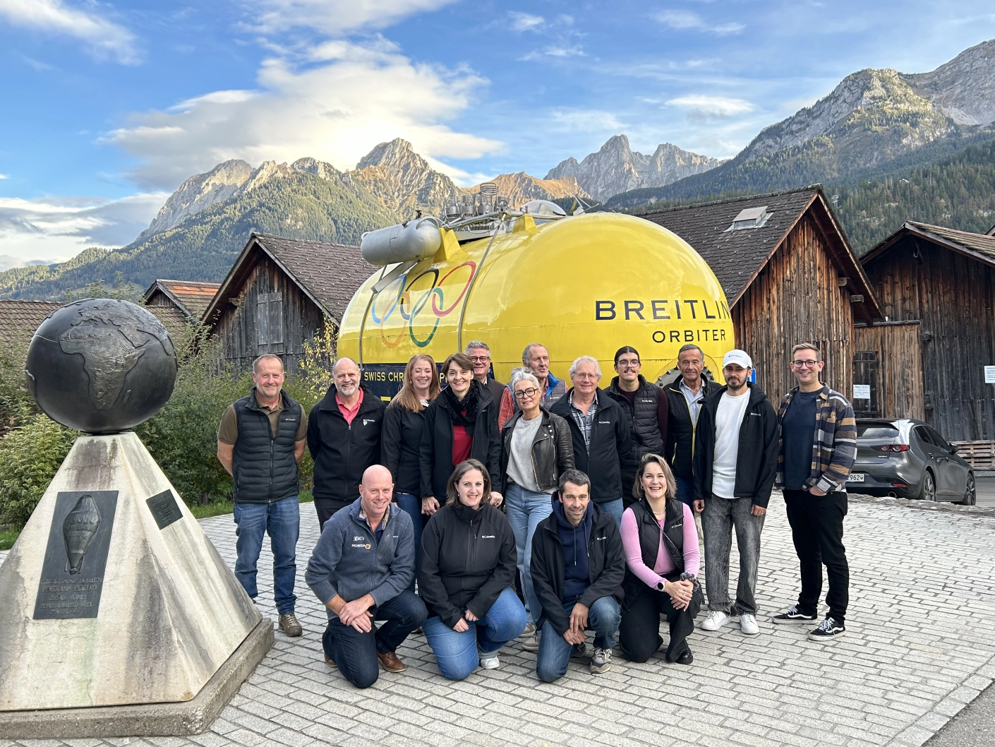 Le team Sky Event - Ballon Château-d'Oex