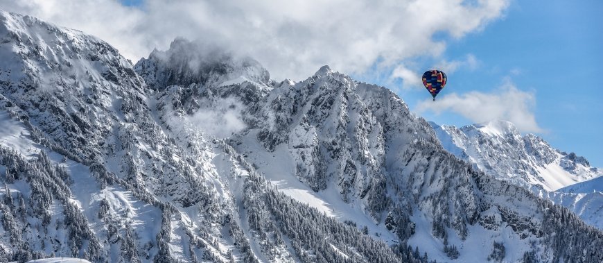 Flying in the mountains